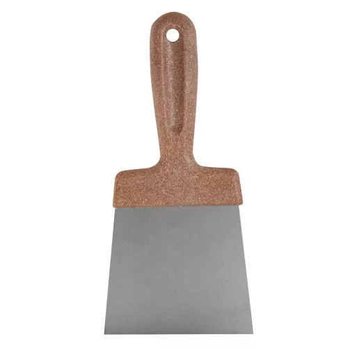MTX 100 mm INOX acél spakli, spatulya, fa reszelék nyél ECO friendly
