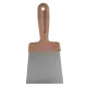 MTX 100 mm INOX acél spakli, spatulya, fa reszelék nyél ECO friendly