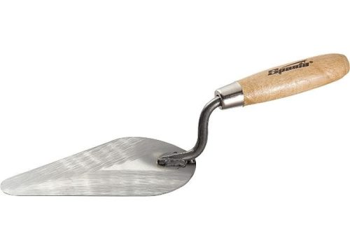 SPARTA 150mm acél kőműves burkolókanál csepp forma