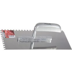 280x130mm 6x6mm MASTER fogazott acél simító glettas