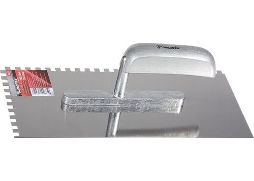 280x130mm 6x6mm MASTER fogazott acél simító glettas