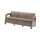 Corfu love seat max kanapé, cappuccino színben, homok párnával