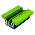 SIBRTEH hagyományos szerszámos láda, 430/200/160 mm, 3 rekesz, fém